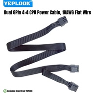 YEPLOOK Dual CPU Power Cable 2x 8Pin 4+4Pin for Corsair SF750, SF600, SF450 SF Series Type 4 Modular