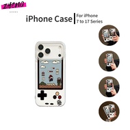 Super Mario GameBoy For iPhone 17Promax 17 Phone Case 16Pro 13 Shockproof iPhone Cover For iPhone 17