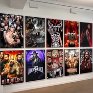Cool W-Wwe Poster Self-adhesive Art Waterproof Paper Sticker Coffee House Bar Room Wall Decor