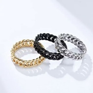 TITANIUM CHAIN RING Unisex chain ring