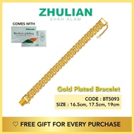 [BT5093] ZHULIAN Gold Plated Bracelet Jewellery / Rantai Tangan Zhulian Original