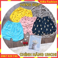 LZD [ CHÍNH HÃNG UNCHI ] Set 5 chiếc Quần đùi thun lạnh cotton lạnh co giãn 4 chiều cho bé Gái 6-15k