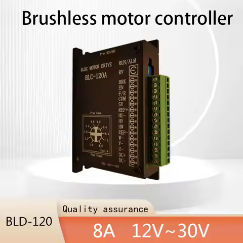 QW-BLD-120 BLDC Motor Driver Controller 24V Brushless BLDC Motor Driver for 42 and 57 BLDC Motor Con