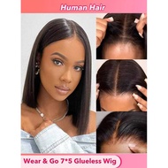 Bye Knots Glueless Wig Cut 7x5 Lace Pre Bleached