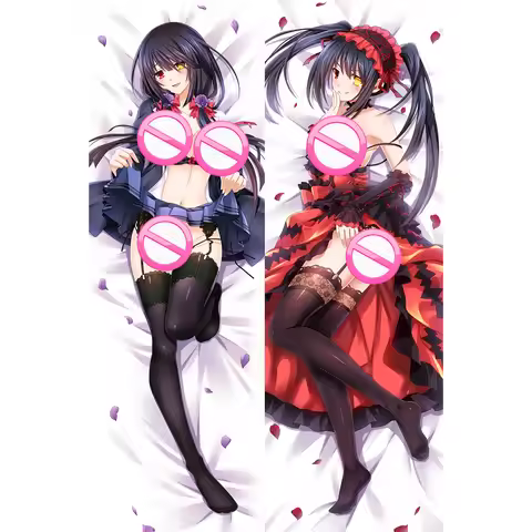Anime DATE A LIVE Tokisaki Kurumi Dakimakura Body Pillow Case Hugging Body Prop