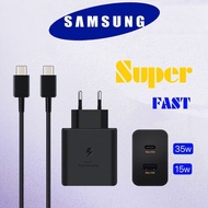 Original Samsung Charger 2 Output PD 35W Super Fast Charging