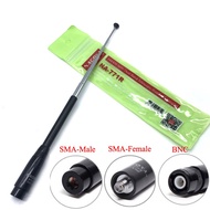 Nagoya NA-771R Dual Band VHF UHF 144/430MHz SMA Male/ Female/ BNC Telescopic Antenna for Baofeng Acc