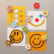 Daisy Refrigerator Sticker Decoration Small Flower Magnetic Sticker Resin Creative Magnet