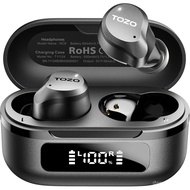 TOZO NC9 Hybrid Active Noise Cancelling Wireless Earbuds, 6 Mics ENC Clear Call, IPX8 Waterproof, in