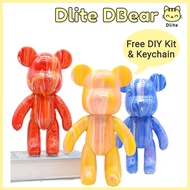 ✅ Dlite DBear DIY Fluid Painting Bear 23cm Children Gifts Christmas Present Art Craft