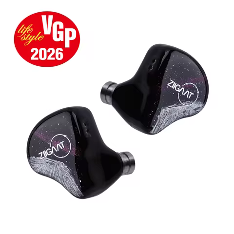 Linsoul ZiiGaat Crescent Premium 2DD+2BA Hybrid Handcrafted Quality IEM Hifi Earphone with Interchan