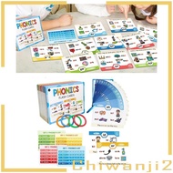 [Chiwanji2] Phonics Flash Cards Sight Words Fun Home School Supplies Letter Sound for Elementary Kin