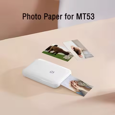 Photo Paper 2x3 Inch Sticky-Backed Photo Paper For HPRT MT53 or HPRT Z1 Pocket Photo Printer