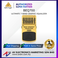 BEHRINGER BASS GRAPHIC EQUALIZER BEQ700 Ultimate 7-Band Graphic Equalizer