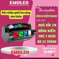 8 LED spider eyes voice control bar light ktv stage flash 8 beam laser moving head light.