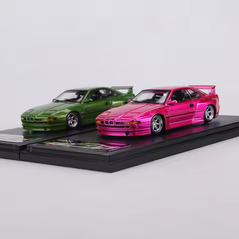RM MODEL 1:64 850CSi E31 Wide Body Conversion Version Alloy Model Car