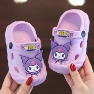Japanese Anime sanrio Kuromi Melody Big-Eared Dog Hello Kitty Children's Gift Hole Shoes sanrio Chil