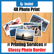 Insist 4R Glossy Photo Print Cuci Gambar # Photo Printing Services # Glossy Photo Paper Printing with Border Photo Frame#