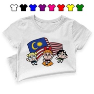 Baju Crybaby Merdeka Malaysia Kid Girl Tshirt Boys Girls Cotton Tee Viral Cloth Anak Hari Merdeka Sh