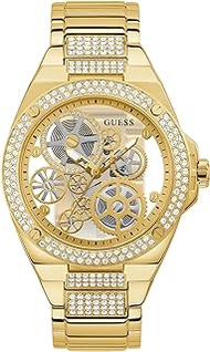 Guess GW0323G2 Men's Big Reveal Gold Watch, gold, bracelet