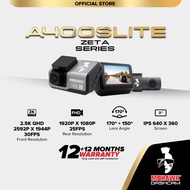 Mohawk Dashcam A400slite DVR Car Recorder Dual Channel 2.5K QHD 1440P Dash Cam