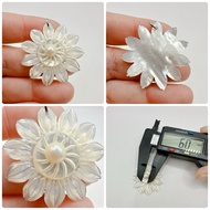 Pearl Shell Pendant And Real Akoya Pearls Second-Hand Japanese Product