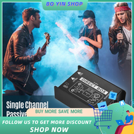 Professional Single Channel Passive DI-Box Direct Injection Audio Box Balanced &amp; Unbalance Signal Converter with XLR TRS Interfaces for Electric Guitar Bass Live Performance