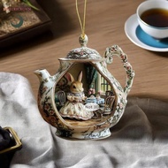 Easter Home Decor Items Rabbit In Teacup Warm Home 2d Acrylic Pendant Bapa Pendant Car [VN]