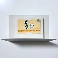 🇯🇵日本 Starbucks Card Snoopy 網上限定款 (沒有面值) Joe Kind Snoopy 黃色 From Snoopy To You  PEANUTS 日本限定 星巴克 星巴克卡