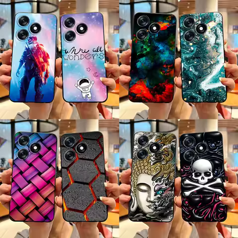 For Tecno Spark 10 Pro Case 2023 Fashion Marble Silicone Black Soft Covers For Tecno Spark 10C Spark