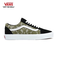 VANS OLD SKOOL - PAISLEY SUEDE BLACK/OLIVE รองเท้า ผ้าใบ VANS ชาย หญิง