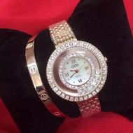 時尚奢華滾珠 滑鑽系列造型手錶/女錶/腕錶（類似蕭邦手錶）Fashion Luxury Ball Slip Series Modeling Watch / Ladies Watch / Watch (similar to Chopard watches)