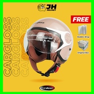 Helm Cargloss YRH Hijab Ori | Helm Wanita | Retro Bogo | Helm Half Face | Jual Helm