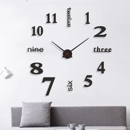 DIY Jam Dinding 3D Stiker Hiasan Rumah Diy Wall Clock 3D Decoration Sticker Home Office Decor