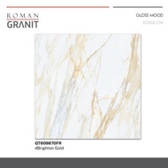 Roman Granit 60x60/Granit Lantai 60x60/dBrighton Gold/Keramik Carara