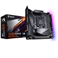 GIGABYTE Intel Z490I AORUS ULTRA Mini-ITX AORUS Motherboard | LGA 1200 Socket Gaming Mobo | Z490 I A