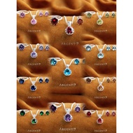 ( LOVYE ) Star Silver Italy 92.5 SET Birthstone Female &