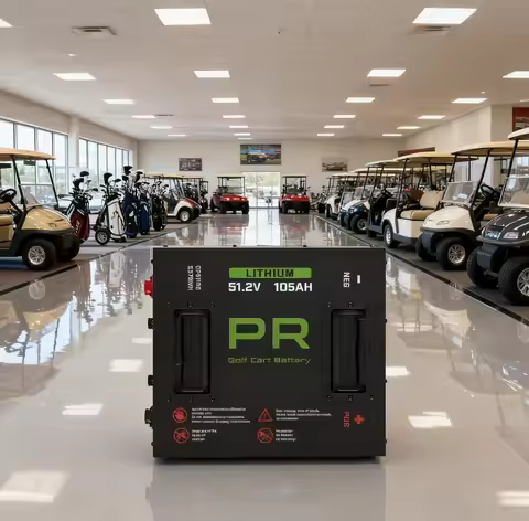 Customize High Power 300A BMS Peak Current 600A Lithium Lifepo4 Golf Cart Battery 36v 51.2v 105ah 16