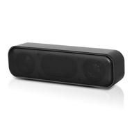 USB Powered Soundbar Desktop Speaker Wired Computer Sound Box for TV Desktop Laptop with 2 Subwoofer