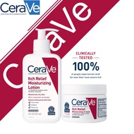 CeraVe Itch Relief Moisturizing Lotion 8 oz 237ml/Itch Relief Moisturizing Cream 340g