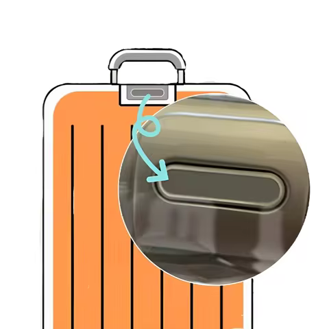 Metal Label for Rimowa Luggage Sticker Replacement Original Aluminum Logo Repair Suitcase Accessorie