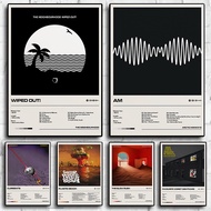 Music Album Band Details Poster Gorillaz Arctic Monkeys AM Rap Hip Hop Rock Wall Art Home Decoration