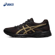 Men's Shoes GEL-CONTEND 4 Cushioning Black Gold Mesh Breathable Sports Shoes Men QD6X AA1B