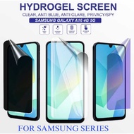 LAYAR Anti-Scratch Hydrogel Screen Front and Rear Samsung Galaxy A54 5G A35 A55 A14 5G A14 4G Full S