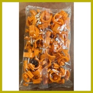┻ ∟ — Pvc clamp 1/2"  (Per Pack 100pcs)Orange