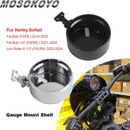 Speedometer Relocation Cover Shell Housing Adjustable Odometer Mounting Bracket For Harley Softail L