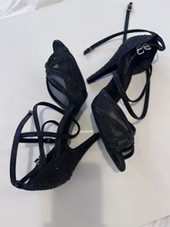 Black Latino dance  Embellished Heels