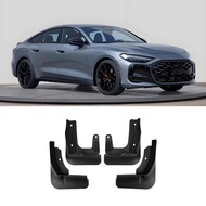 [lzdjlmy2ua] 4 Pieces Car Mud Flaps Practical Exterior Parts Easy to Install Automotive Fender for A