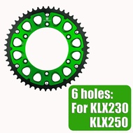 สินค้าจุดCNC สเตอร์หลัง Kawasaki โซ่ขนาด 520 KLX230/250/300 KX250F KX250X