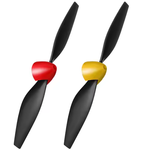 VOLANTEX 76 Series RC Aircraft 2-Blade Propeller With Protective Seat and Adapter, Suitable For P51D